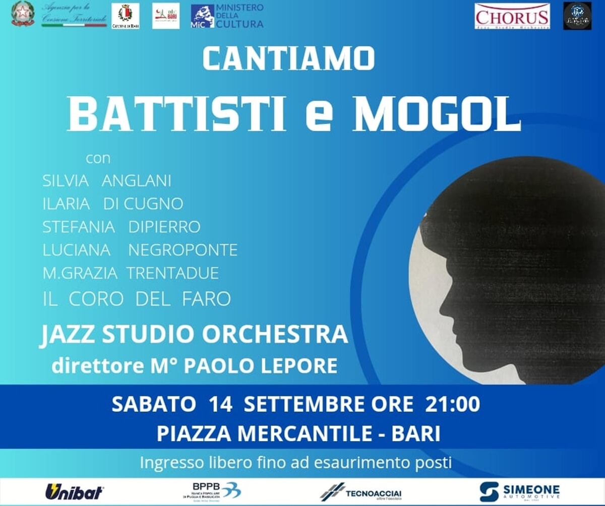 Con un omaggio a Mogol e Battisti riparte il ''Bari Jazz Festival''