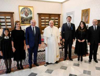 Papa Francesco riceve in Vaticano il Premier Armeno Nikol Pashinyan