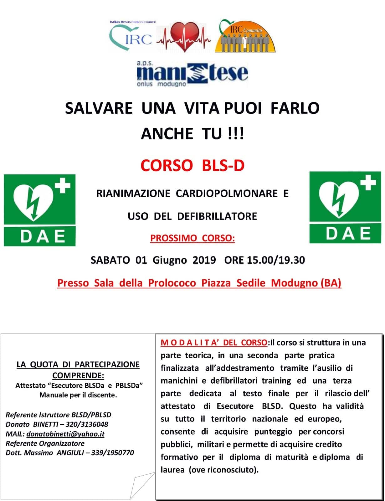 Salvare una vita? Puoi farlo anche tu!