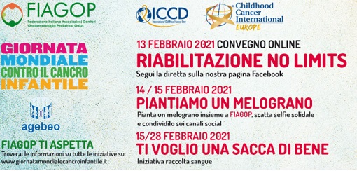 XX Giornata Mondiale contro il Cancro Infantile: le iniziative di Agebeo, al fianco di FIAGOP e Childhood Cancer International Europe