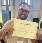 Gianfranco Laforgia riceve il premio Dmed per la promozione della cucina pugliese nel mondo