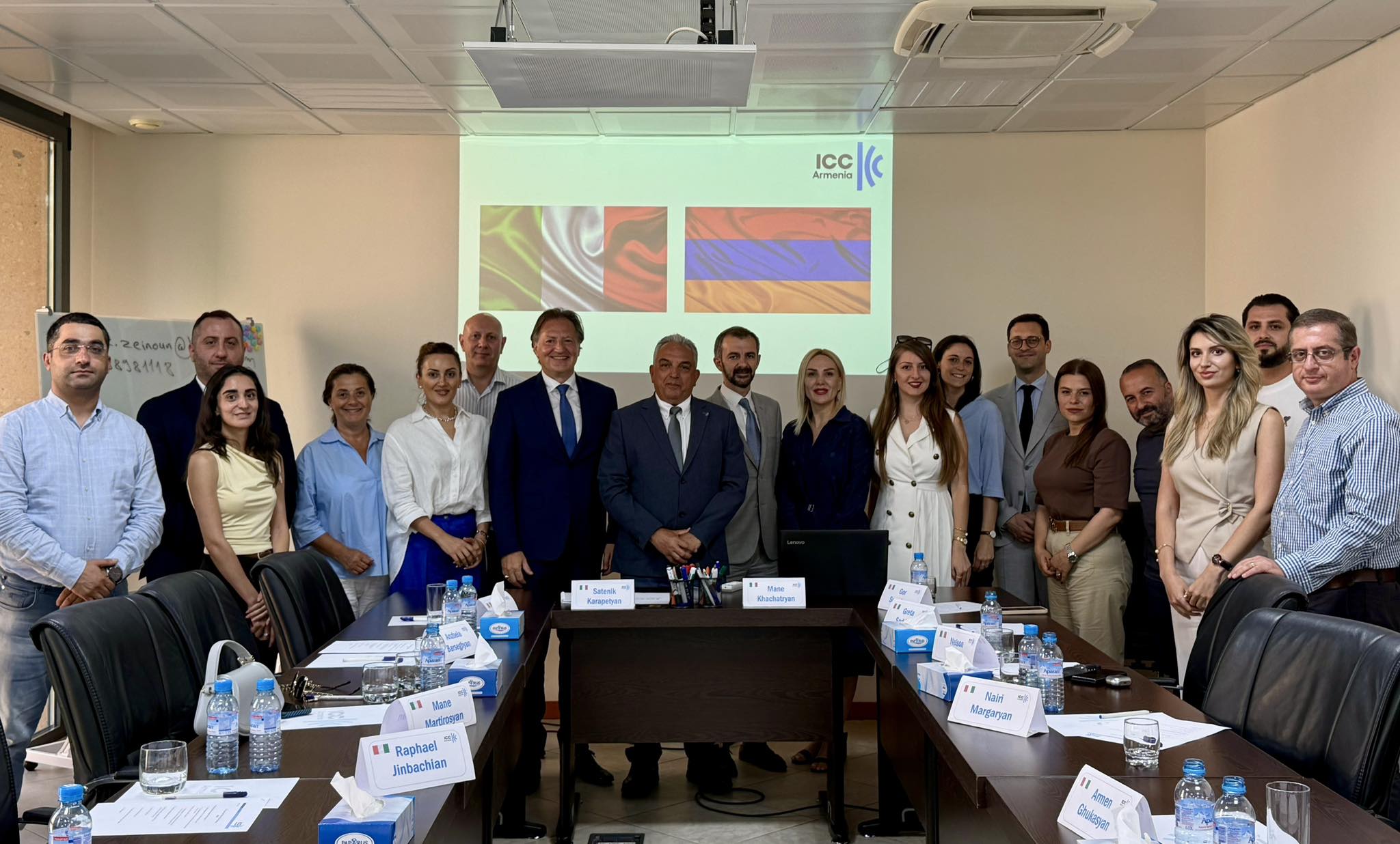 ICC Armenia incontra l'Ambasciatore d'Italia Alessandro Ferranti