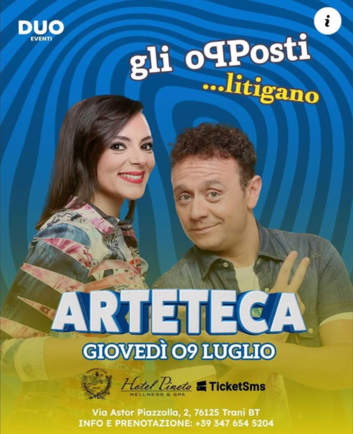 Quando gli opposti si attraggono (sul palco): gli Arteteca portano l'arte del contrasto a Trani